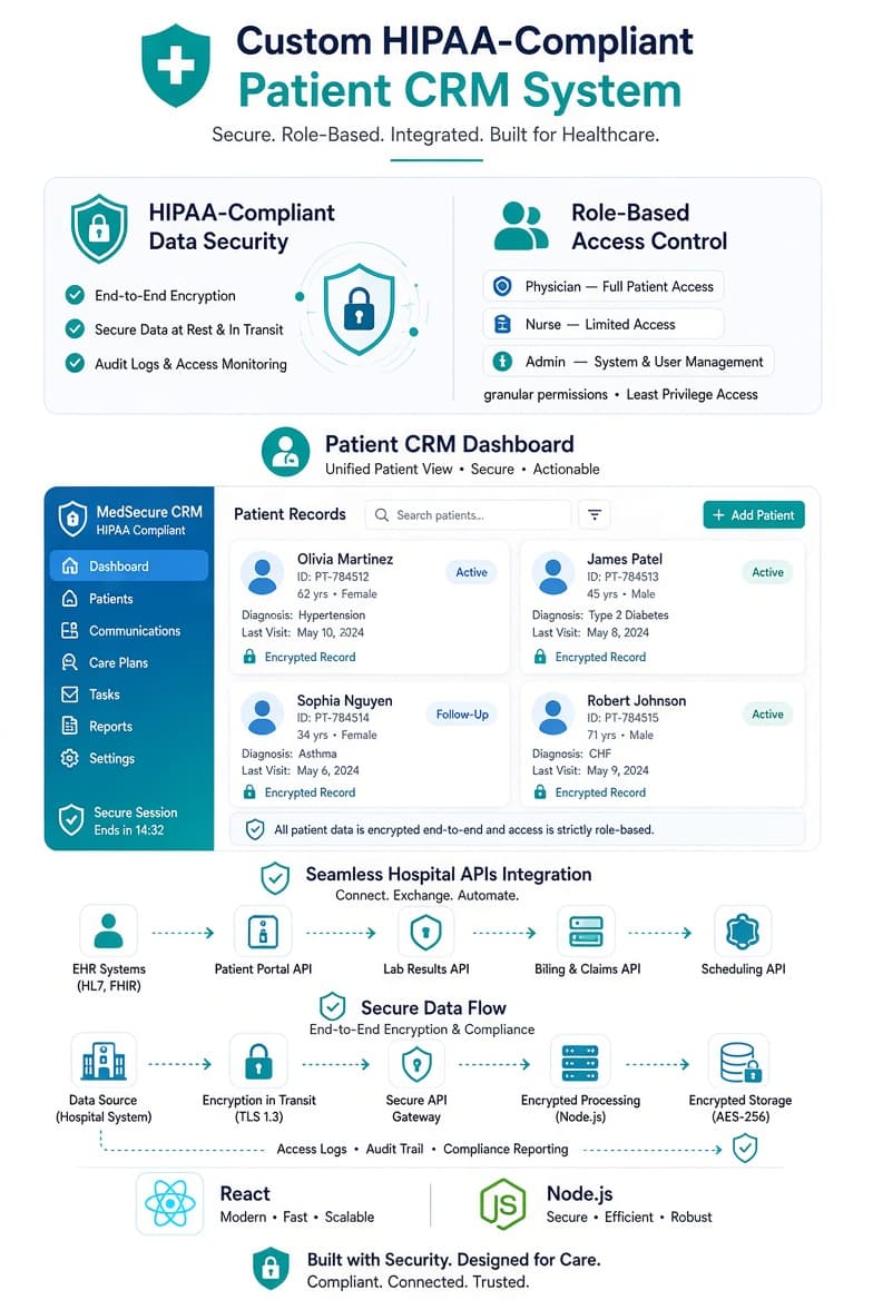 HIPAA-Compliant Patient CRM